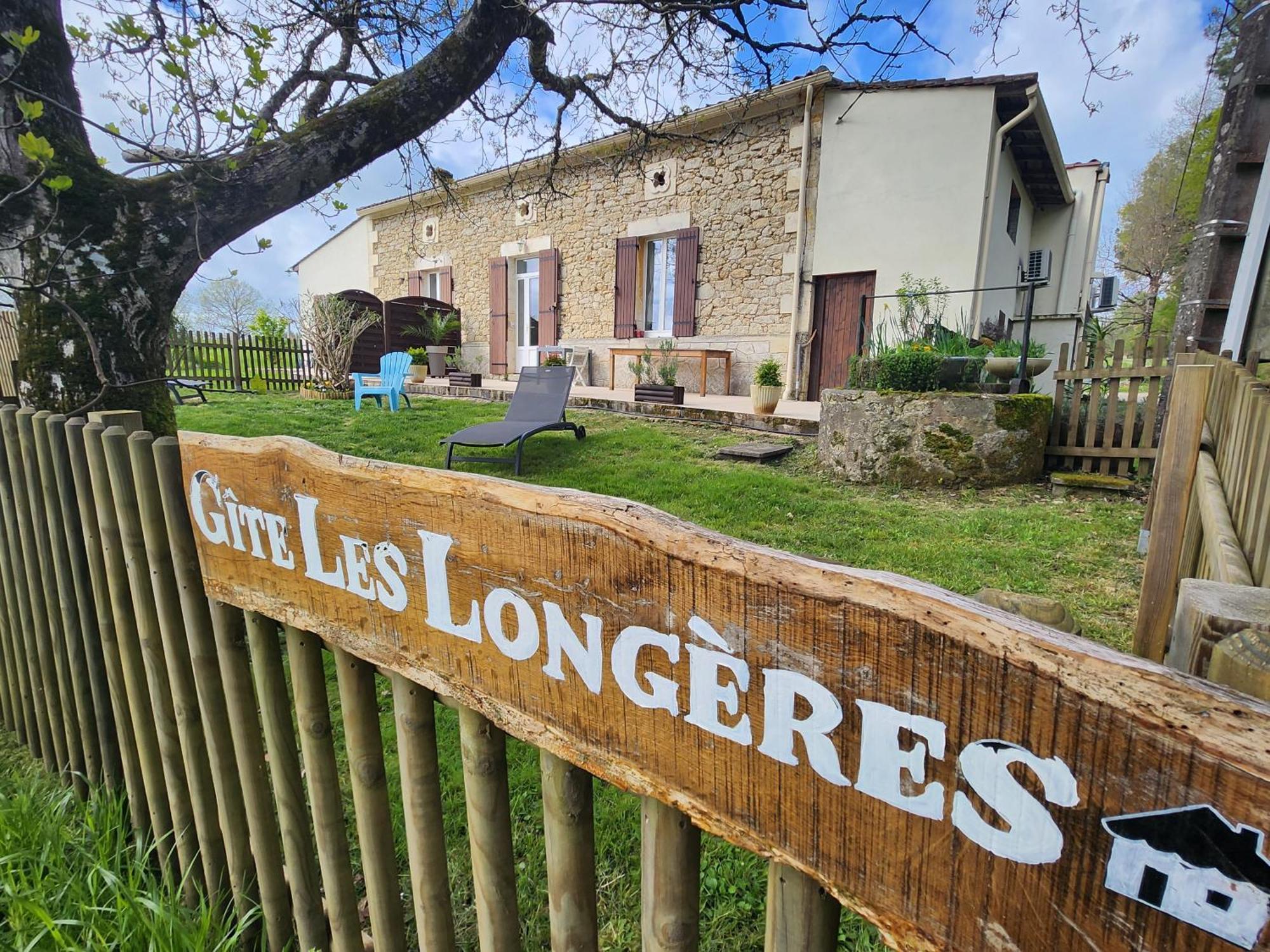 Gite Les Longeres Montazeau エクステリア 写真